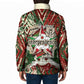 Burundi Independence Day Padded Jacket 1st July 1962 Distressed Grunge Flag Art - Broken Chains And Freedom Star