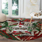Burundi Independence Day Round Carpet 1st July 1962 Distressed Grunge Flag Art - Broken Chains And Freedom Star