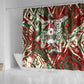 Burundi Independence Day Shower Curtain 1st July 1962 Distressed Grunge Flag Art - Broken Chains And Freedom Star