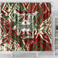 Burundi Independence Day Shower Curtain 1st July 1962 Distressed Grunge Flag Art - Broken Chains And Freedom Star