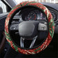 Burundi Independence Day Steering Wheel Cover 1st July 1962 Distressed Grunge Flag Art - Broken Chains And Freedom Star