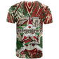 Burundi Independence Day T shirt 1st July 1962 Distressed Grunge Flag Art - Broken Chains And Freedom Star