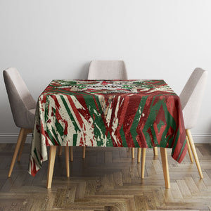 Burundi Independence Day Tablecloth 1st July 1962 Distressed Grunge Flag Art - Broken Chains And Freedom Star