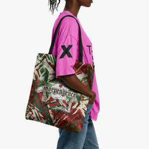 Burundi Independence Day Tote Bag 1st July 1962 Distressed Grunge Flag Art - Broken Chains And Freedom Star