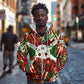 Burundi Independence Day Zip Hoodie 1st July 1962 Distressed Grunge Flag Art - Broken Chains And Freedom Star