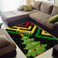 Zimbabwe Christmas Area Rug Flag Colors Xmas Tree and Holiday - African Pride