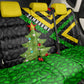 Zimbabwe Christmas Back Car Seat Cover Flag Colors Xmas Tree and Holiday - African Pride