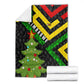 Zimbabwe Christmas Blanket Flag Colors Xmas Tree and Holiday - African Pride