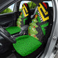 Zimbabwe Christmas Car Seat Cover Flag Colors Xmas Tree and Holiday - African Pride