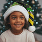 Zimbabwe Christmas Santa Hat Flag Colors Xmas Tree and Holiday - African Pride