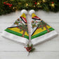 Zimbabwe Christmas Santa Hat Festive Santa Palm Tree and Red Yellow Green Flag - African Pride