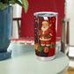 Kenya Christmas Tumbler Cup Santa Claus Spear and Red Green Harambee Crest - African Pride