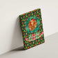 Kenya Christmas Canvas Wall Art Santa Feast Scene and Festive Wreath Pattern - African Pride