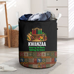 Kwanzaa Honoring The Roots Laundry Basket Pan African Kinara Unity Traditional Tribal Art