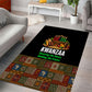 Kwanzaa Honoring The Roots Area Rug Pan African Kinara Unity Traditional Tribal Art