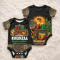 Kwanzaa Honoring The Roots Baby Onesie Pan African Kinara Unity Traditional Tribal Art