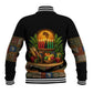Kwanzaa Honoring The Roots Baseball Jacket Pan African Kinara Unity Traditional Tribal Art