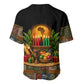 Kwanzaa Honoring The Roots Baseball Jersey Pan African Kinara Unity Traditional Tribal Art