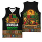 Kwanzaa Honoring The Roots Basketball Jersey Pan African Kinara Unity Traditional Tribal Art