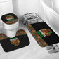 Kwanzaa Honoring The Roots Bathroom Set Pan African Kinara Unity Traditional Tribal Art