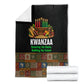 Kwanzaa Honoring The Roots Blanket Pan African Kinara Unity Traditional Tribal Art