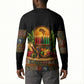 Kwanzaa Honoring The Roots Button Sweatshirt Pan African Kinara Unity Traditional Tribal Art