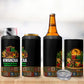Kwanzaa Honoring The Roots 4 in 1 Can Cooler Tumbler Pan African Kinara Unity Traditional Tribal Art
