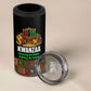 Kwanzaa Honoring The Roots 4 in 1 Can Cooler Tumbler Pan African Kinara Unity Traditional Tribal Art