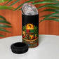 Kwanzaa Honoring The Roots 4 in 1 Can Cooler Tumbler Pan African Kinara Unity Traditional Tribal Art