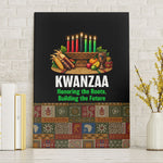 Kwanzaa Honoring The Roots Canvas Wall Art Pan African Kinara Unity Traditional Tribal Art