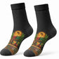 Kwanzaa Honoring The Roots Crew Socks Pan African Kinara Unity Traditional Tribal Art