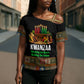 Kwanzaa Honoring The Roots Cross Shoulder Shirt Pan African Kinara Unity Traditional Tribal Art