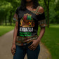 Kwanzaa Honoring The Roots Cross Shoulder Shirt Pan African Kinara Unity Traditional Tribal Art