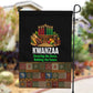 Kwanzaa Honoring The Roots Garden Flag Pan African Kinara Unity Traditional Tribal Art