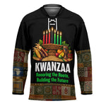 Kwanzaa Honoring The Roots Hockey Jersey Pan African Kinara Unity Traditional Tribal Art