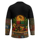 Kwanzaa Honoring The Roots Hockey Jersey Pan African Kinara Unity Traditional Tribal Art