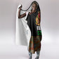 Kwanzaa Honoring The Roots Hooded Blanket Pan African Kinara Unity Traditional Tribal Art