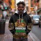 Kwanzaa Honoring The Roots Hoodie Pan African Kinara Unity Traditional Tribal Art