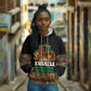Kwanzaa Honoring The Roots Hoodie Pan African Kinara Unity Traditional Tribal Art