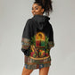 Kwanzaa Honoring The Roots Hoodie Dress Pan African Kinara Unity Traditional Tribal Art