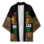 Kwanzaa Honoring The Roots Kimono Pan African Kinara Unity Traditional Tribal Art