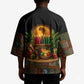 Kwanzaa Honoring The Roots Kimono Pan African Kinara Unity Traditional Tribal Art