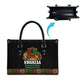 Kwanzaa Honoring The Roots Leather Bag Pan African Kinara Unity Traditional Tribal Art