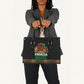 Kwanzaa Honoring The Roots Leather Bag Pan African Kinara Unity Traditional Tribal Art