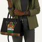 Kwanzaa Honoring The Roots Leather Bag Pan African Kinara Unity Traditional Tribal Art