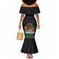 Kwanzaa Honoring The Roots Mermaid Dress Pan African Kinara Unity Traditional Tribal Art