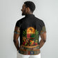 Kwanzaa Honoring The Roots Polo Shirt Pan African Kinara Unity Traditional Tribal Art