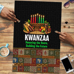 Kwanzaa Honoring The Roots Puzzle Pan African Kinara Unity Traditional Tribal Art