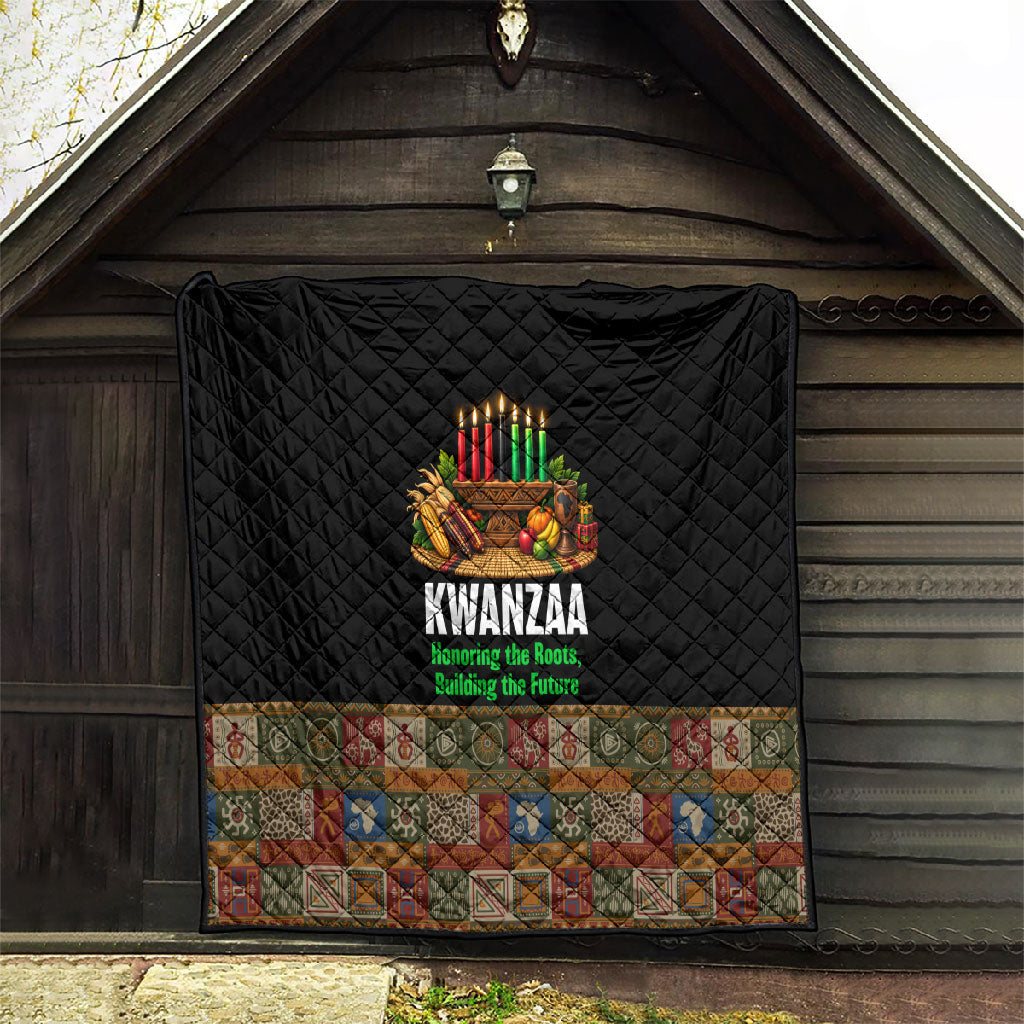 Kwanzaa Honoring The Roots Quilt Pan African Kinara Unity Traditional Tribal Art