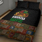 Kwanzaa Honoring The Roots Quilt Bed Set Pan African Kinara Unity Traditional Tribal Art